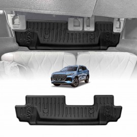 Third Row Seat Floor Mat for Chery Tiggo 8 Super Hybrid 2025-Onwards Heavy Duty All Weather Car Mats Carpet Liner Set