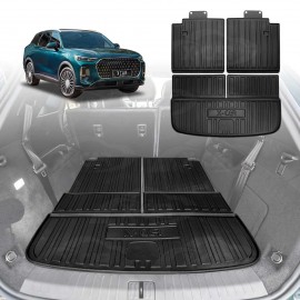 3 Pcs Boot Liners for Chery Tiggo 9 Super Hybrid 2025-Onwards All Weather Heavy Duty Cargo Trunk Mat Luggage Tray Car Accessories