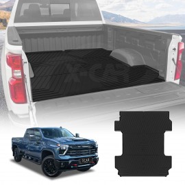 Tub Liner for Chevrolet Silverado HD LTZ 2020-Onwards Heavy Duty Cargo Trunk Mat Luggage Tray Car Accessories