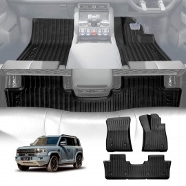 3D Floor Mats for DENZA B5 2026-Onwards Heavy Duty All Weather Car Waterproof Interior Protection Liner Set