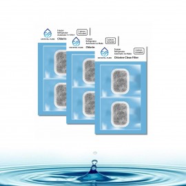 Pack of 6 Refrigerator Ice Maker Filter for Mitsubishi Electric Fridge MRPR-01FT Replacement Water Kalki Clean Filter