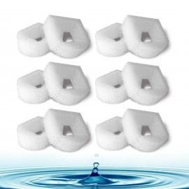 Replacement Foam Filters for PetSafe Drinkwell Stainless Steel 360,Ceramic,Lotus,Avalon,Pagoda, Sedona,PAC19-14089 Pet Water Fountain
