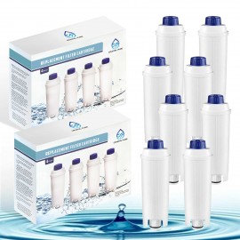 8x Delonghi DLS C002 DLSC002 SER 3017 SER3017 Coffee Machine Replacement Water Filters