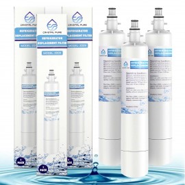 3-Pack Fridge Water Filter 847200 for Fisher Paykel External Premium FWC3 RF605QDUVX1 RF522ADUX5 RF522WDRUX5 RF605QDUVX1 RS9120WRJ1 RS9120WLJ1 RS9120WRU1