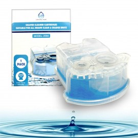 Crystal Pure Cartridge Refills for Braun Clean & Renew Compatible with All SmartCare Cleaning Centers Shavers 1-Pack