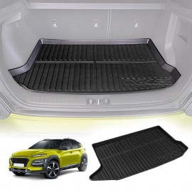 Boot Liner for Hyundai Kona 2017-2023 Heavy Duty All Weather Cargo Trunk Cover Mat Luggage Tray
