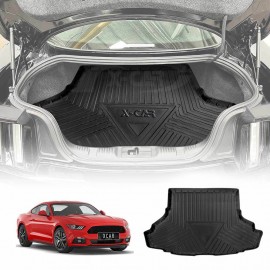 Boot Liner for Ford Mustang 2015-Onwards All Weather Heavy Duty Cargo Trunk Cover Mat Luggage Tray Car Accessories