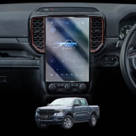 Screen Protector for Ford Next-Gen Ranger 2022-2025 12-inch Navigation and Dashboard Touchscreen Anti-Scratch Cover