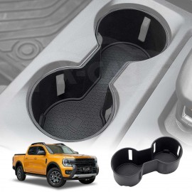 Centre Console Rubber Cup Holder Insert for Ford Next-Gen Ranger 2022-Onwards Interior Accessories