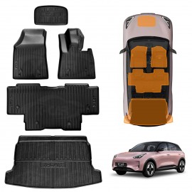 3D Floor Mats Boot Liner for Geely EX2 EX 2 Hatch 2026-Onwards All Weather Heavy Duty Toolbox Cargo Car Trunk Luggage Tray