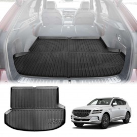Boot Liner for Genesis GV80 5 Seater 2021-Onwards 3D All Weather Heavy Duty Cargo Trunk Mat Luggage Tray