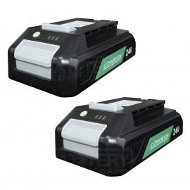 2x 24V 2.0Ah Replacement Battery for Greenworks 29842 Cordless Power Tools
