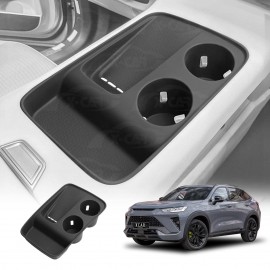 Cup Holder Insert Pad for GWM Haval H6 GT 2026-Onwards Centre Armrest Anti-Slip Wireless Charging Silicone Pad Organiser Accessories