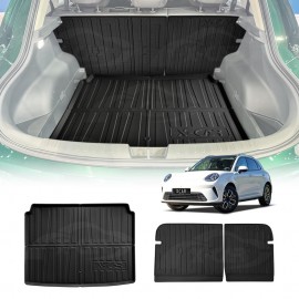 Boot Liner Set for GWM Ora 5 2026-Onwards Lower Boot Level All Weather Heavy Duty Car Trunk Cargo Kick Mats Back Seat Protector