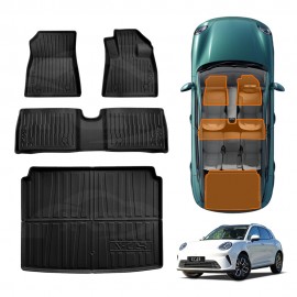 3D Floor Mats Boot Liner for GWM Ora 5 2026-Onwards Lower Boot Level All Weather Heavy Duty Cargo Car Trunk Luggage Tray
