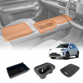 Centre Console Organiser Set for GWM Ora 5 2026-Onwards Armrest Tray Storage Box Cup Holder Wireless Charging Pad