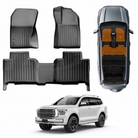 3D Heavy Duty All Weather Car Mats Floor Liner Full for GWM Tank 500 Tank500 2024-2025