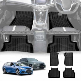 3D Floor Mats for Holden Commodore VF Series Sedan & Wagon 2013-2017 Heavy Duty All Weather Car Carpet Liner Set Accessories