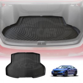 Boot Liner for Honda Civic Sedan 2016-2021 All Weather Heavy Duty Waterproof Cargo Trunk Mat Luggage Tray