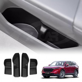 Car Door Side Storage Box Tray for Honda CR-V CRV 2023-2025 Organizer Accessories Front and Rear Row Set of 4