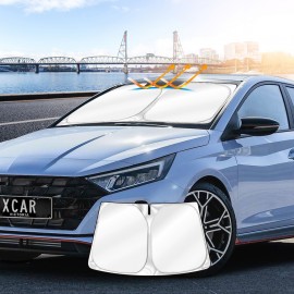 WindScreen Sun Shade for Hyundai i20 BC3 Series 2020-Onwards Blocks UV Rays Foldable Custom Wind Screen Sun Visor Protector