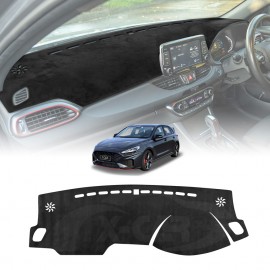Dash Mat for Hyundai i30 Hatchback 2018-Onwards Non-Slip Microfiber Dashboard Pad Interior Accessories