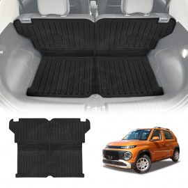 2-In-1 Boot Liner for Hyundai INSTER 2024-Onwards All Weather Heavy Duty Back Seat Protector Cargo Kick Mat Car Trunk Luggage Tray