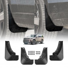 Mud Flaps Splash Guards for Hyundai SantaFe Santa Fe 6/7 Seater 2024-Onwards Mudguard Fender Front and Rear Set of 4