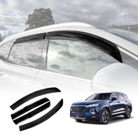 Weathershields for Hyundai SantaFe Santa Fe 2018-2023 Car Weather Shields Wind Deflectors Window Sun Visor 4-Piece Set