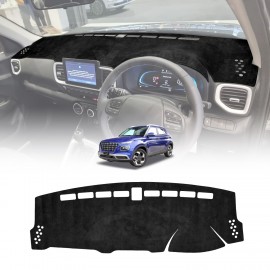 Dash Mat for Hyundai Venue 2019-Onwards Non-Slip Microfiber Pad Cover Interior Accessories 