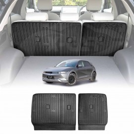 Back Seat Protector for Hyundai IONIQ 5 IONIQ5 2021-2025 All Weather Heavy Duty Car Seat Kick Mats Cover