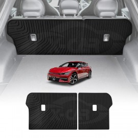 Back Seat Protector for Kia EV6 2021-Onwards All Weather Heavy Duty Car Kick Cargo Mats Cover Accessories