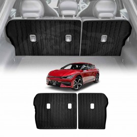Back Seat Protector for Kia EV6 2021-2025 All Weather Heavy Duty Car Seat Kick Mats Cover