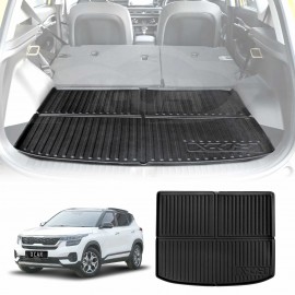 3D All Weather Boot Liner for Kia Seltos 2022-Onwards Heavy Duty Cargo Trunk Cover Mat Luggage Tray