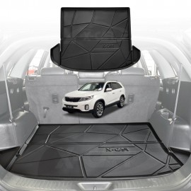 Boot Liner for Kia Sorento 2009-2014 All Weather Heavy Duty Car Trunk Cover Cargo Mat Luggage Tray