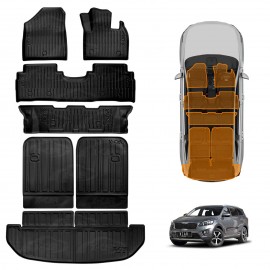 3D Floor Mats Boot Liners Set for Kia Sorento UM Series 2015-2020 All Weather Heavy Duty Cargo Car Trunk Luggage Tray