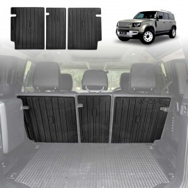 Back Seat Protector for Land Rover Defender L663 110 5 Seater 2020-Onwards All Weather Heavy Duty Car Seat Kick Mats Cover Accessories