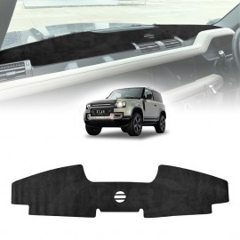 Dash Mat for Land Rover Defender 90 2021-Onwards Non-HUD Non-Slip Microfiber Pad Cover Interior Accessories