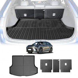 Boot Liner Back Seat Protector Combo for Lexus RX350 RX350h RX500h 2022-2025 Heavy Duty Car Kick Mats Cover Cargo Trunk Mat