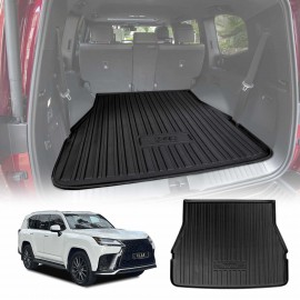 Boot Liner for Lexus LX Series LX500d LX600 2021-Onwards 7 Seater Heavy Duty All Weather Cargo Trunk Cover Mat Luggage Tray