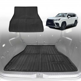 Boot Liner for Lexus LX Series LX500d LX600 2021-Onwards 5-Seater Heavy Duty All Weather Cargo Trunk Cover Mat Luggage Tray