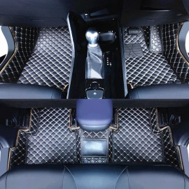 Toyota CHR C-HR 2016-2023 Premium Custom Made PU Leather Car Mat Floor Liner Carpet Complete Set