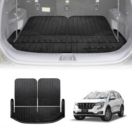 Boot Liners for Mahindra XUV700 2023-Onwards All Weather Heavy Duty Cargo Trunk Mat Luggage Tray Car Accessories 3 Pcs Set