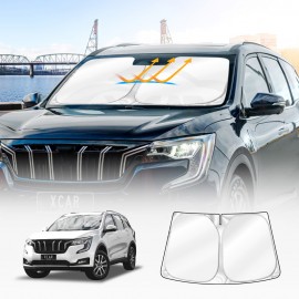 WindScreen Sun Shade for Mahindra XUV700 2023-2026 Blocks UV Rays Foldable Custom Wind Screen Sun Visor Protector