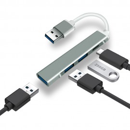 USB HUB with 3 USB Ports 1 USB-C OTG Adapter Multi Splitter for Mobile PC Laptop Mac Pro Air Accessories