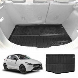 3D All-Weather Boot Liner for Mazda 2 Hatch 2014-2025 DJ Series Heavy Duty Cargo Trunk Mat Luggage Tray
