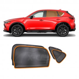 Magnetic Port Rear Car Window Sun Blind for Mazda CX-5 CX5 2017-2024 Sun Shade Mesh