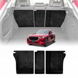 Back Seat Protector for Mazda CX-60 CX60 2023-2025 All Weather Heavy Duty Car Seat Kick Mats Cover