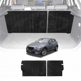 Back Seat Protector for Mazda CX-3 CX3 2015-2025 All Weather Heavy Duty Car Seat Kick Mats Cover