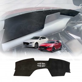 Dash Mat for Mazda 3 BP Series Hatch Sedan 2019-Onwards Non-HUD Non-Slip Microfiber Pad Cover Interior Accessories